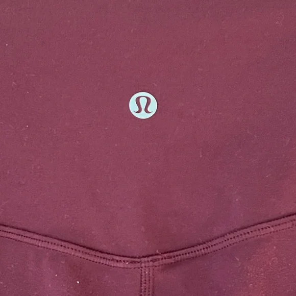 Lululemon Burgundy Leggings | Size 4 | Lightweight | Good Condition - Picture 7 of 13